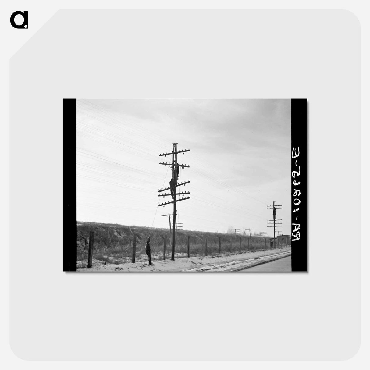 アートポストカード-Raising the Lines
- ラッセル リー Postcard.