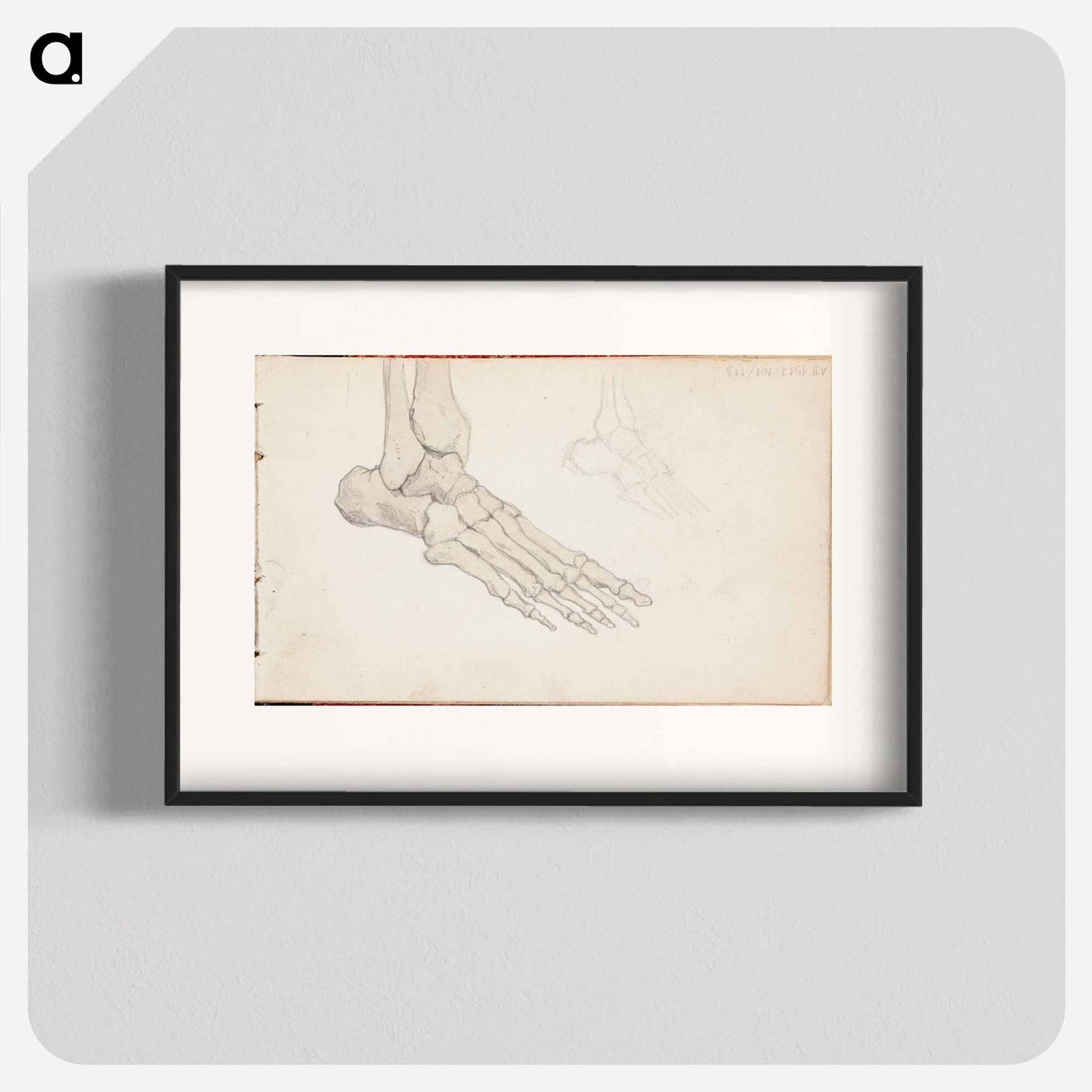 (unknown)part of a sketchbook - アルバート エーデルフェルト Poster.