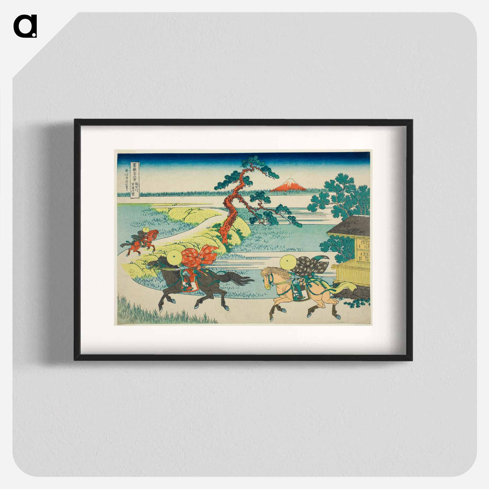 Hokusai's Thirty-six Views of Mount Fuji - 葛飾 北斎 Poster.