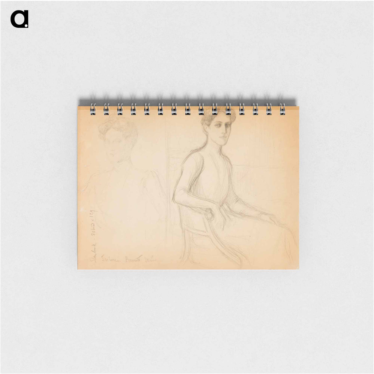 Vapaaherratar Anne Bennetin muotokuvaluonnos - アルバート エーデルフェルト Memo.