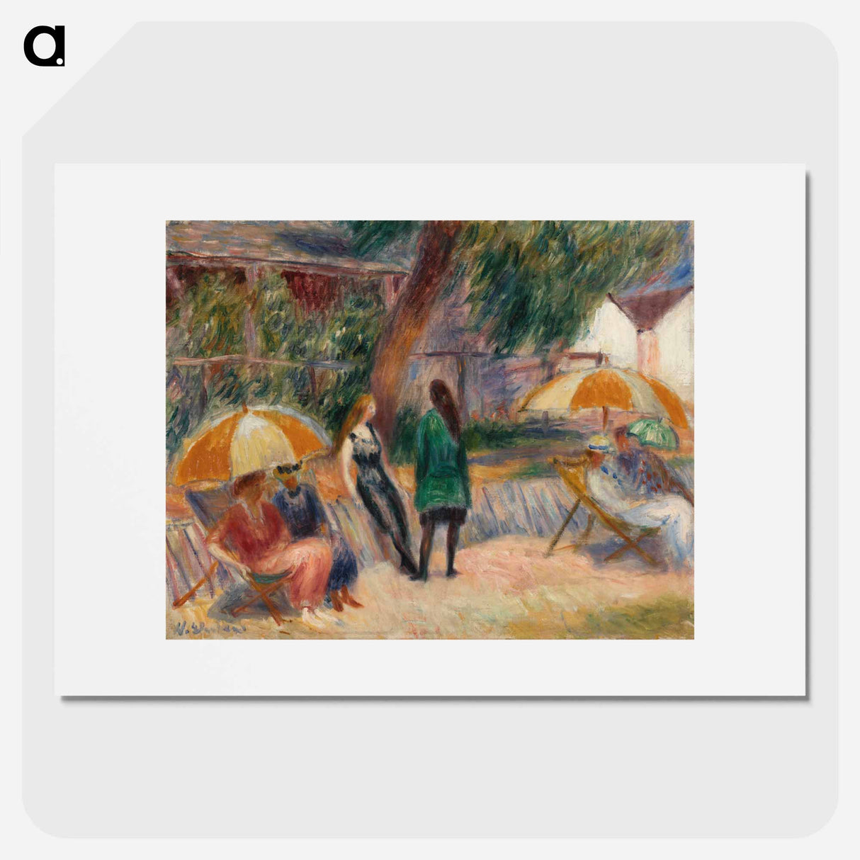 アートポスター-Beach with Figures, Bellport
- バーンズ・コレクション Poster.