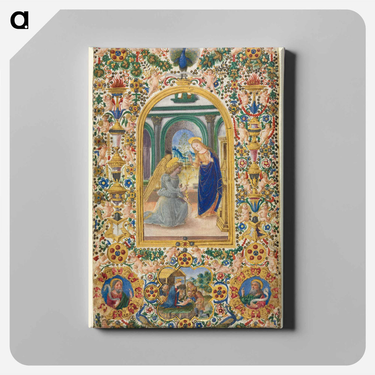 アートパネル-Annunciation, Nativity and Two Prophets
- クリーブランド美術館 Canvas.