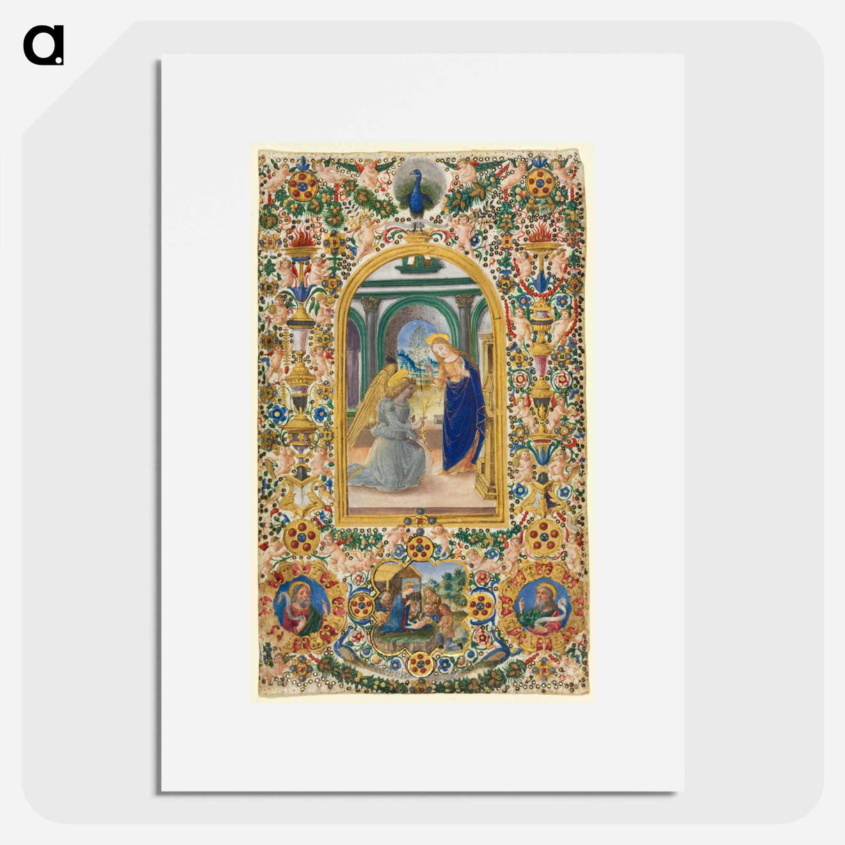 アートポスター-Annunciation, Nativity and Two Prophets
- クリーブランド美術館 Poster.