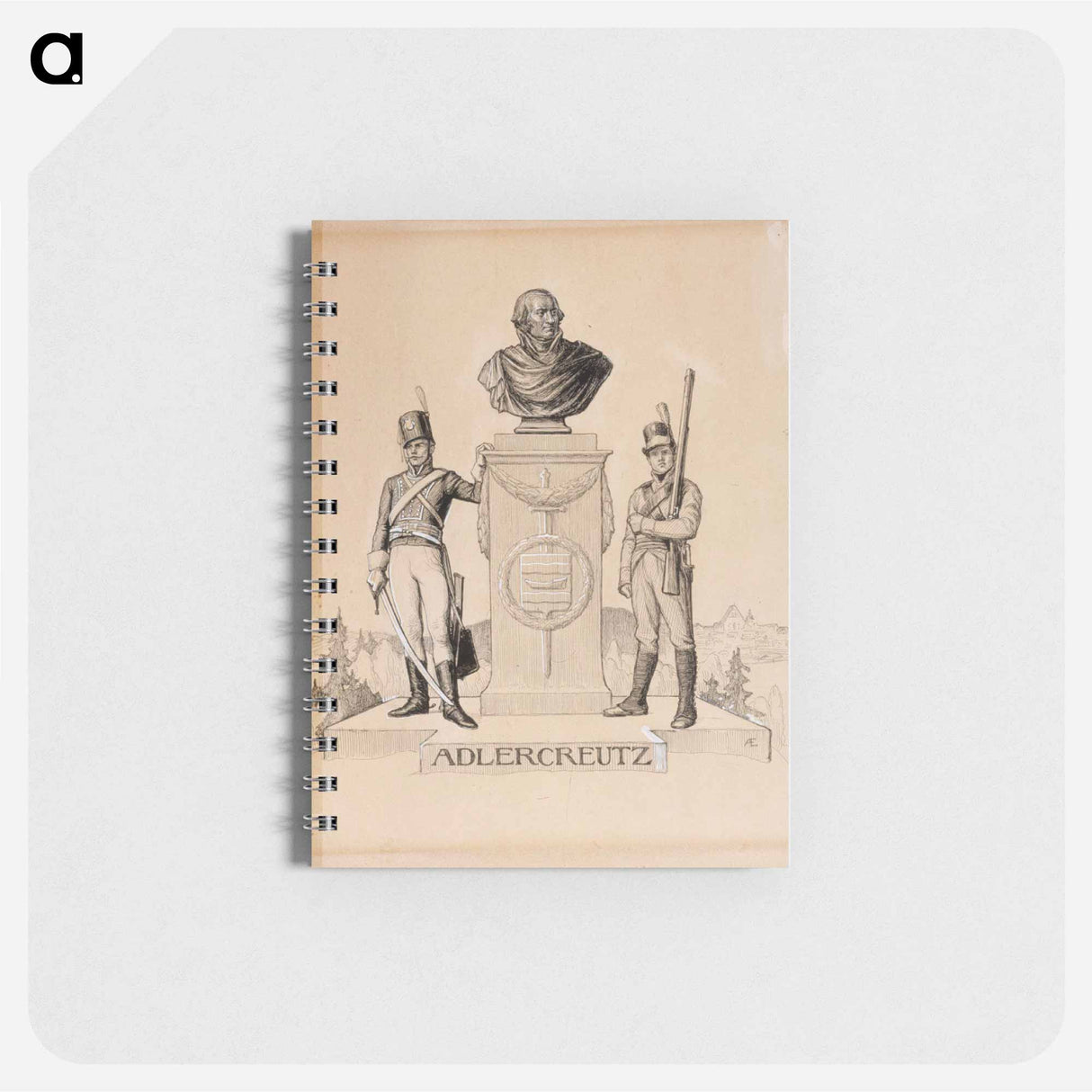 Adlercreutz-runon alkukuva, vänrikki stoolin tarinain kuvitusta - アルバート エーデルフェルト Memo.