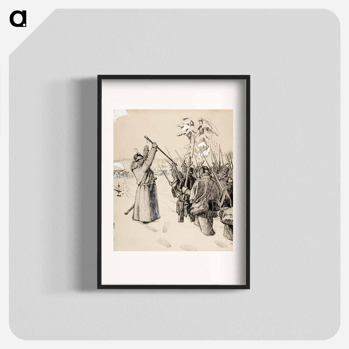 jos en jaksa ma astuskella, pojat hoi, mua kannelkaa! - アルバート エーデルフェルト Poster.