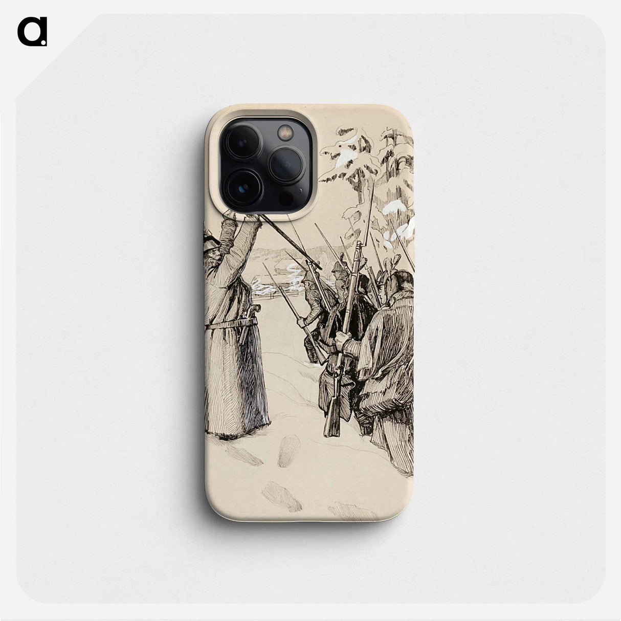 jos en jaksa ma astuskella, pojat hoi, mua kannelkaa! - アルバート エーデルフェルト Phone Case.