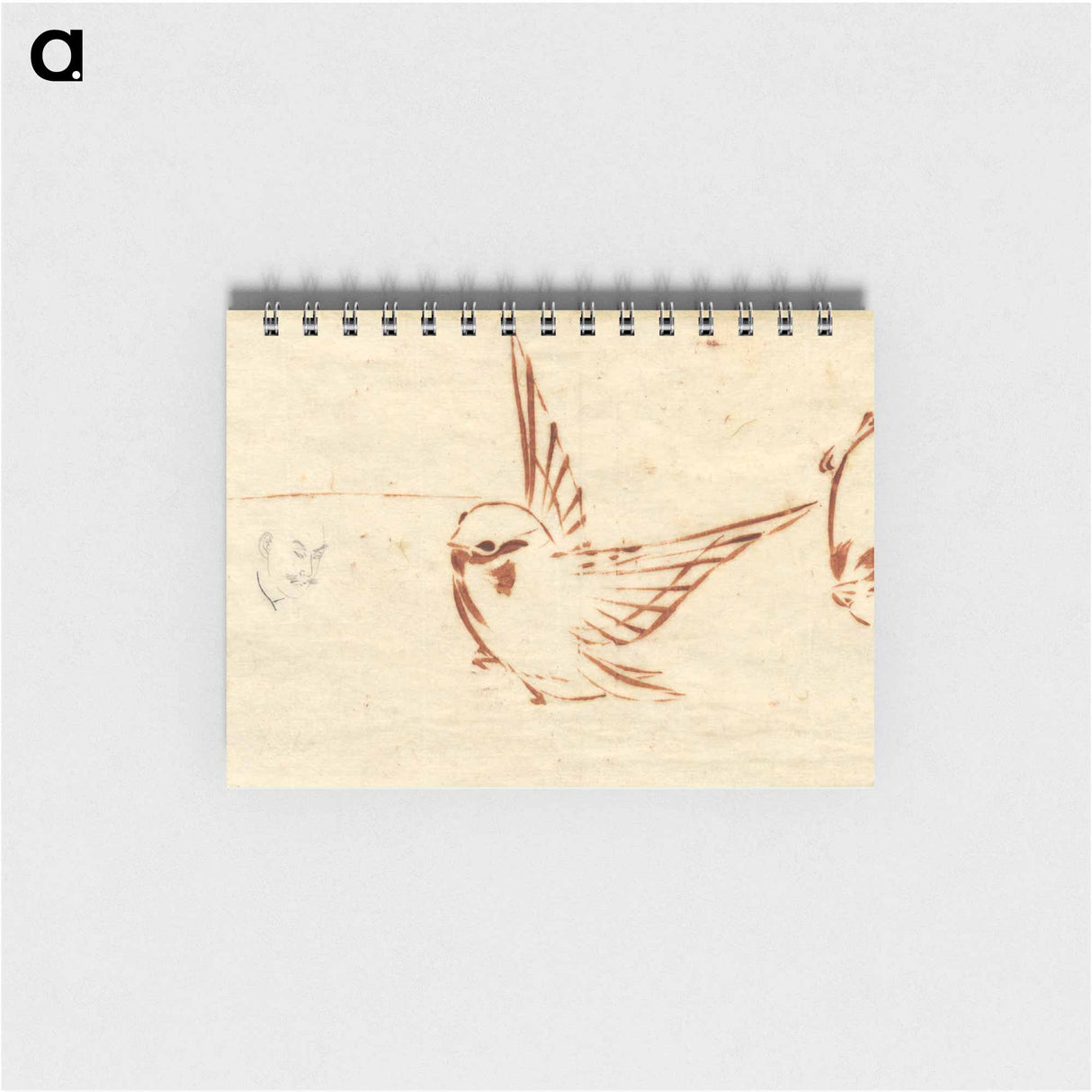 Hokusai's bird - 葛飾 北斎 Memo.