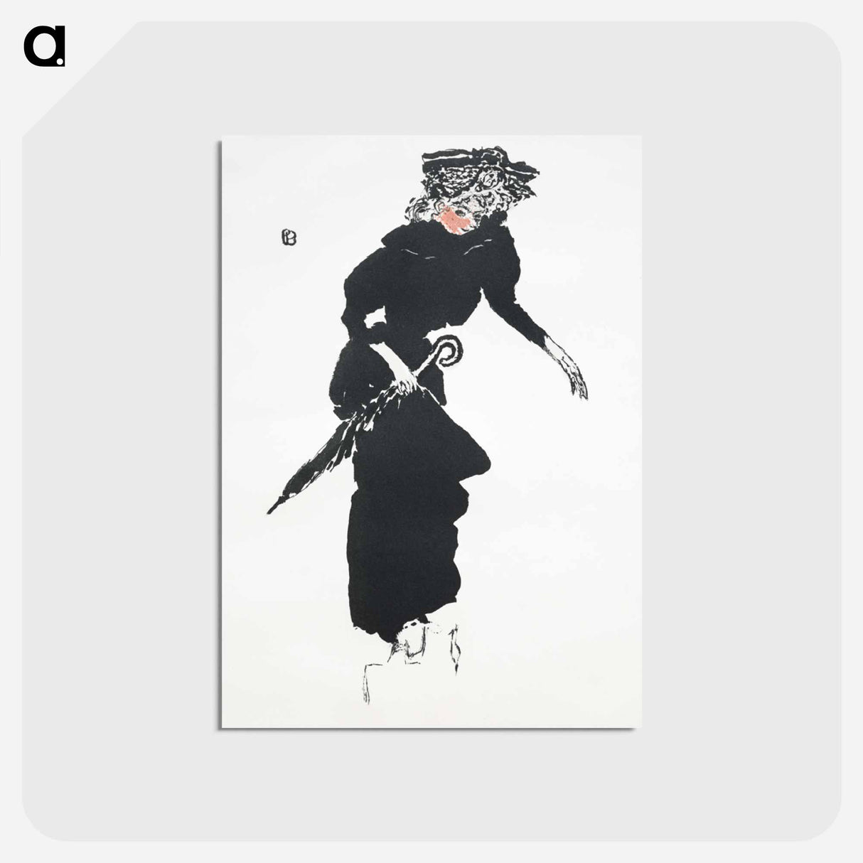 アートポストカード-Woman with an Umbrella
- クリーブランド美術館 Postcard.