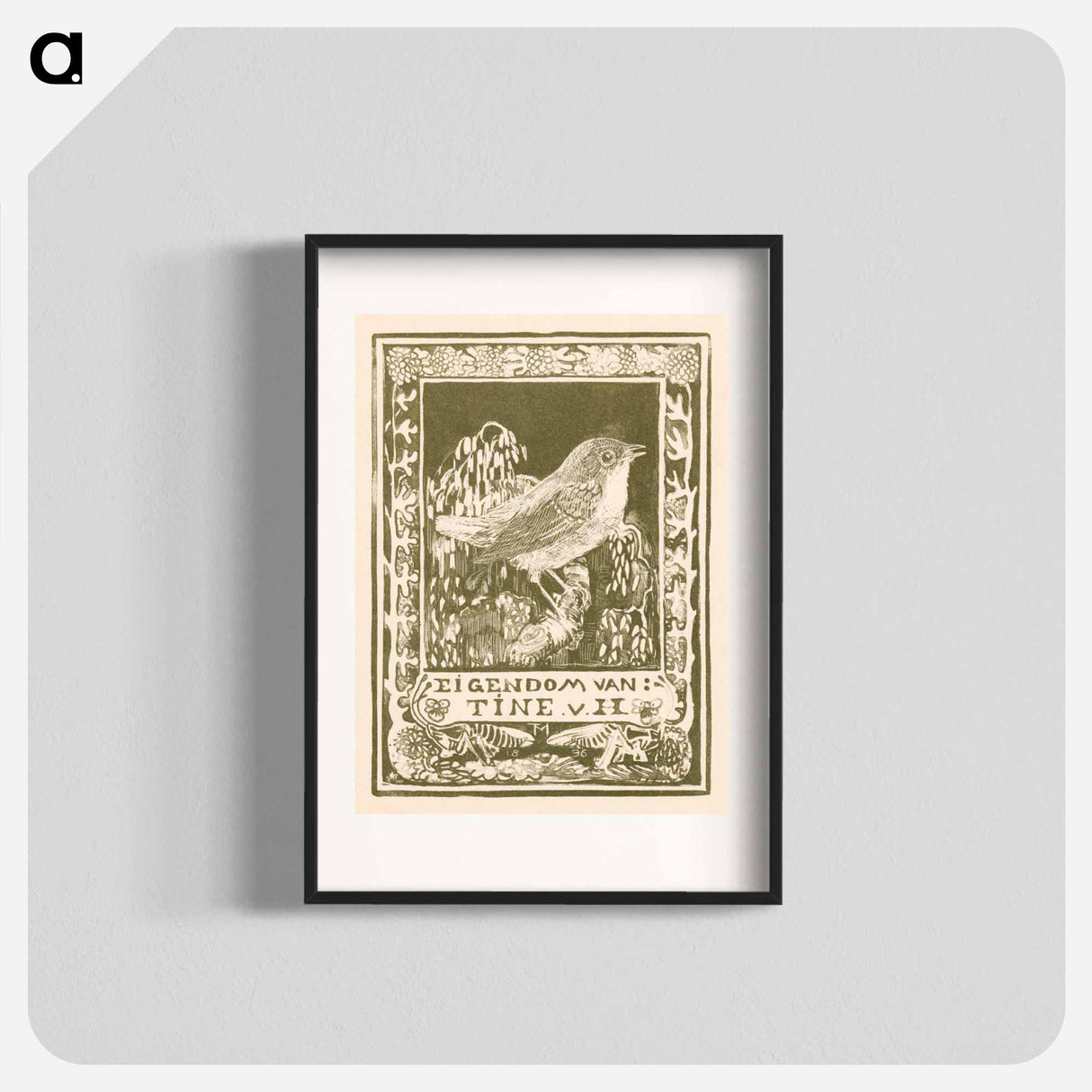 Ex libris van Tine van Hoytema - Theo van Hoytema Poster.