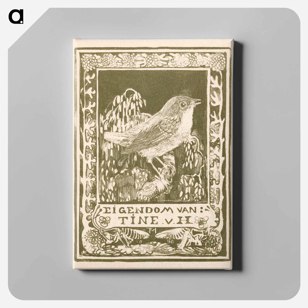 Ex libris van Tine van Hoytema - Theo van Hoytema Canvas.
