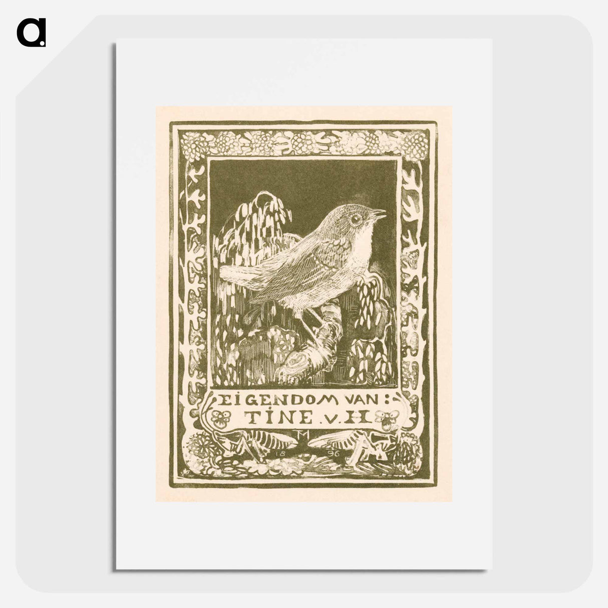 Ex libris van Tine van Hoytema - Theo van Hoytema Poster.