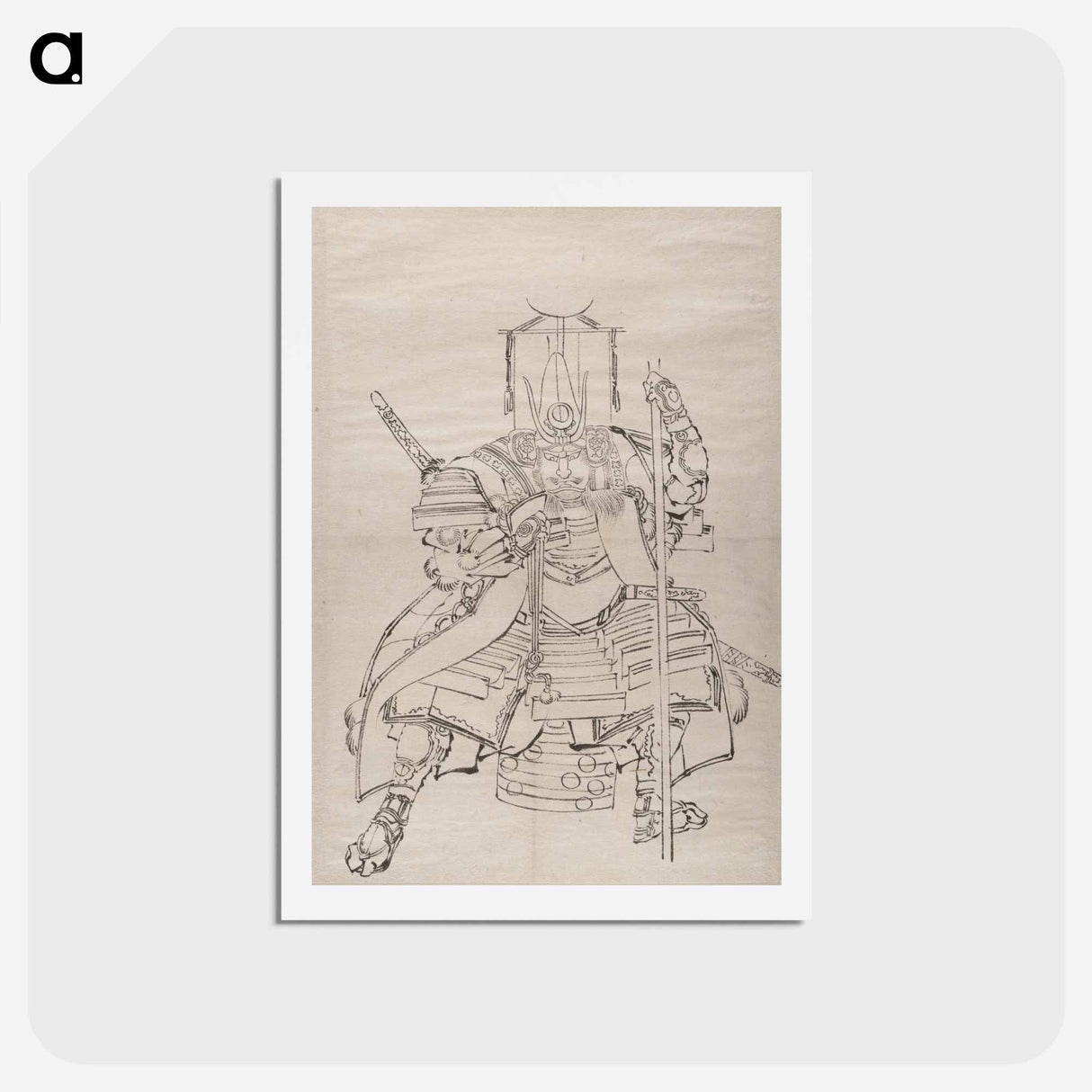 アートポストカード-Album of Sketches by Katsushika Hokusai and His Disciples - 葛飾 北斎 Postcard.