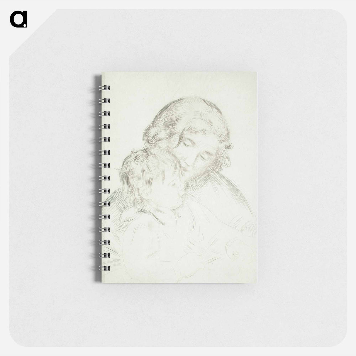 Mère et enfant - ピエール オーギュスト ルノワール Memo.