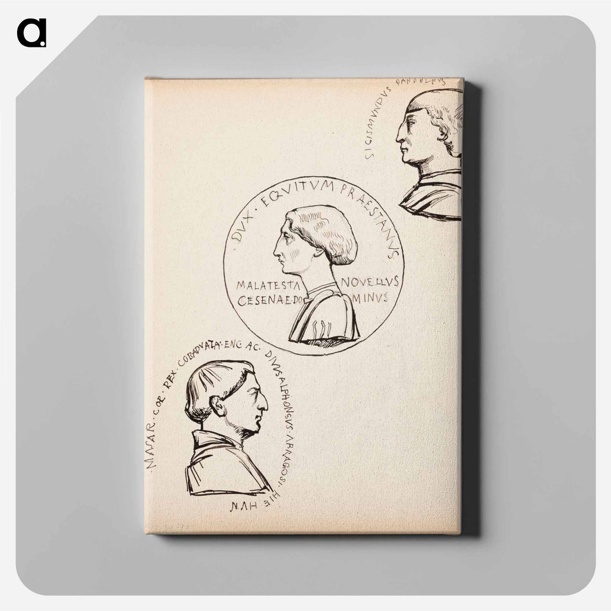 Vinjettiluonnoksia - アルバート エーデルフェルト Canvas.