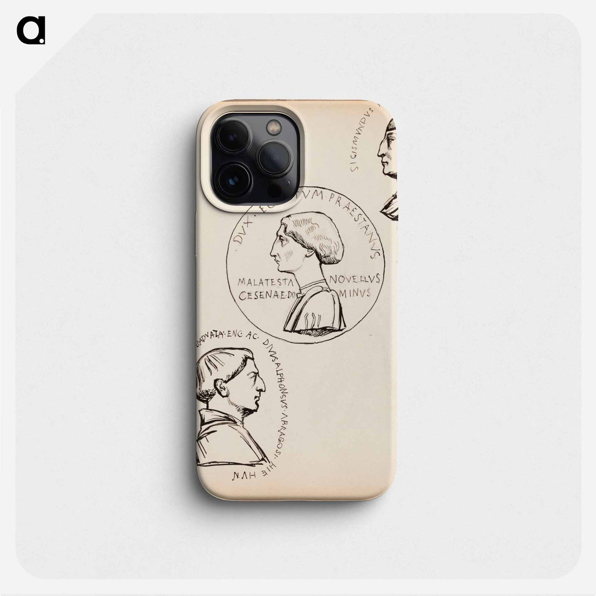 Vinjettiluonnoksia - アルバート エーデルフェルト Phone Case.