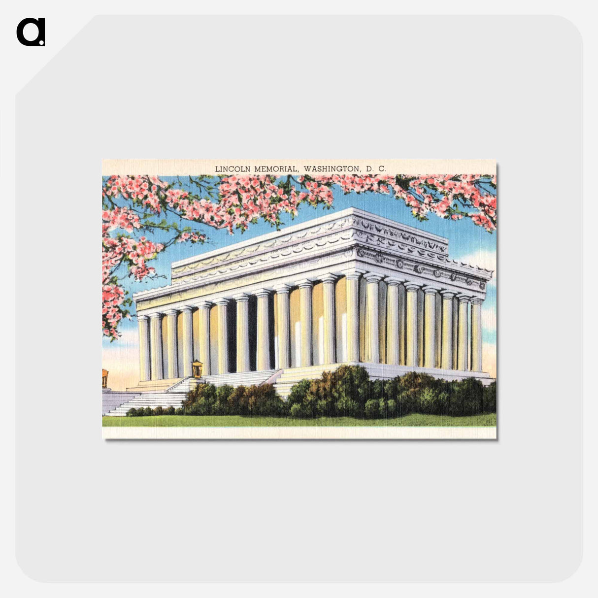 アートポストカード-Lincoln Memorial
- ボストン公共図書館 Postcard.