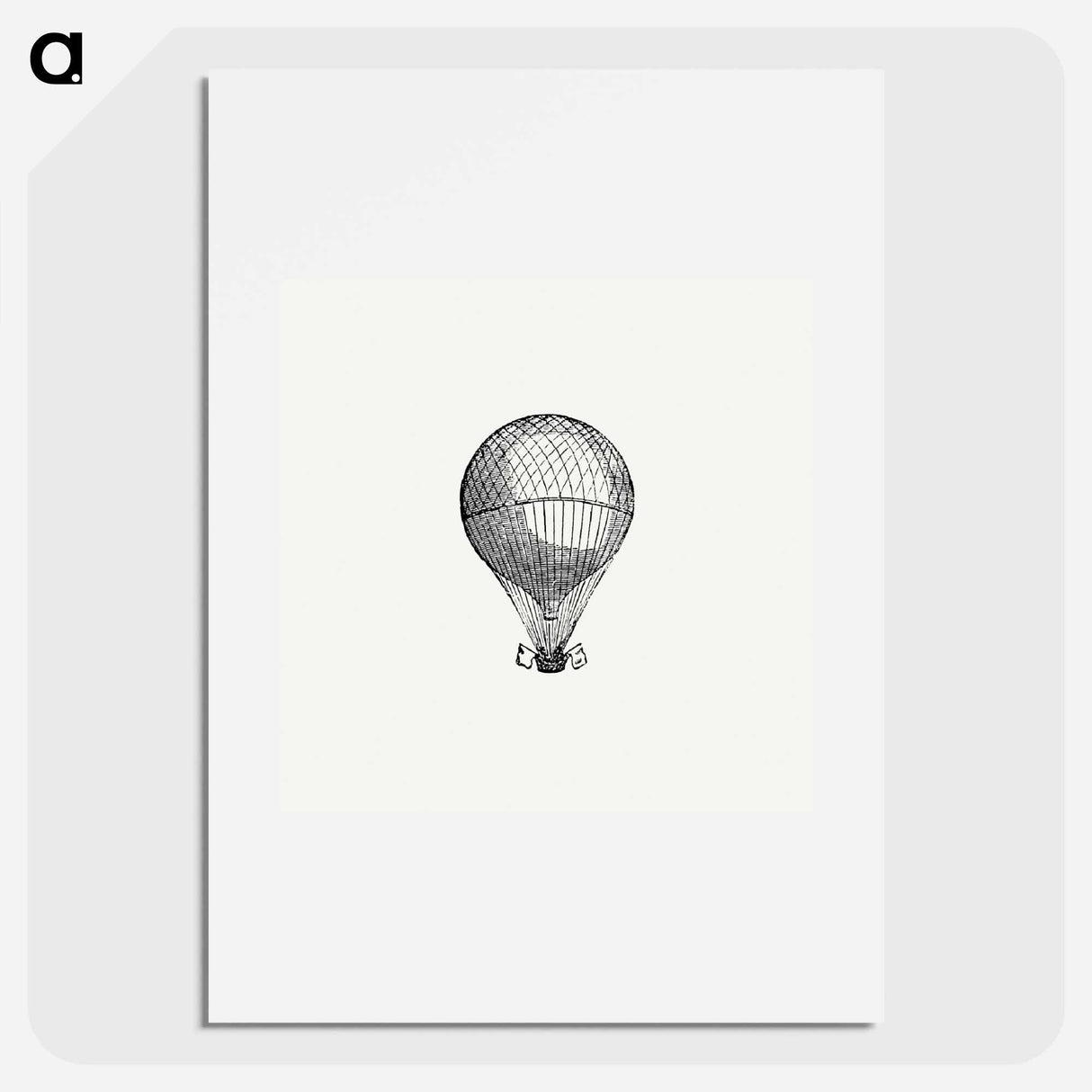 アートポスター-Hot Air Balloon Illustration
- 大英図書館 Poster.