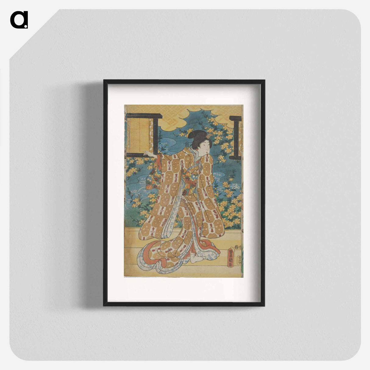 アートポスター-Left Sheet of a Triptych
- 歌川 国貞 Poster.