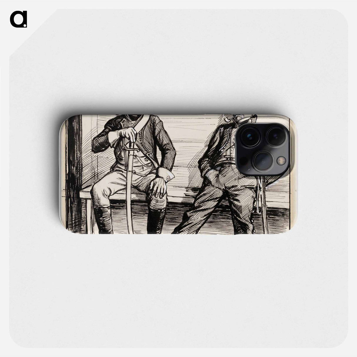 Kaksi rakuunaa - アルバート エーデルフェルト Phone Case.