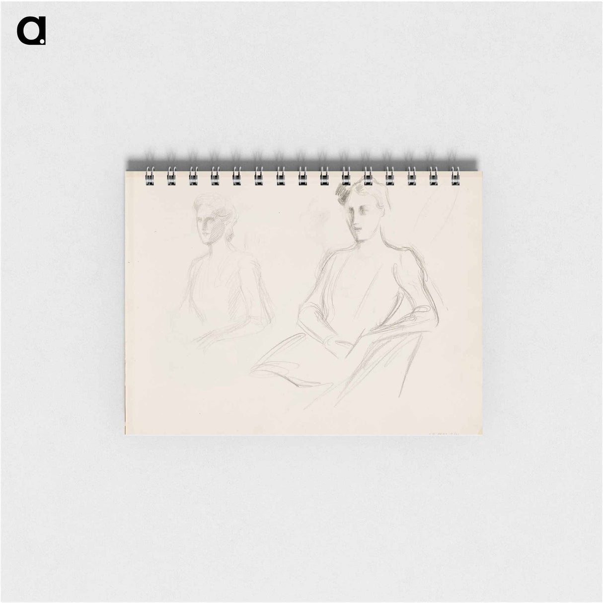 Vapaaherratar Anne Bennetin muotokuvaluonnos - アルバート エーデルフェルト Memo.