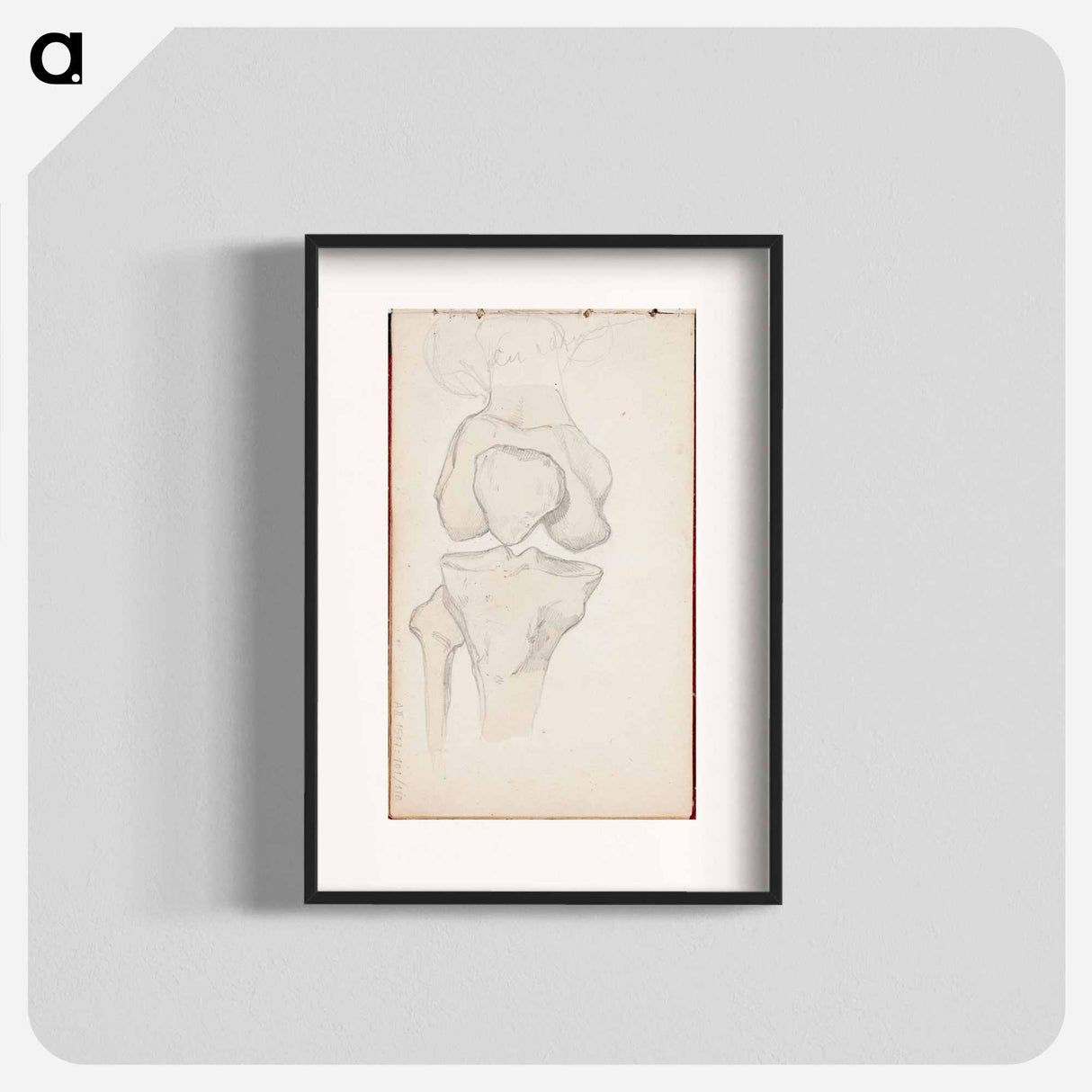 (unknown) part of a sketchbook - アルバート エーデルフェルト Poster.