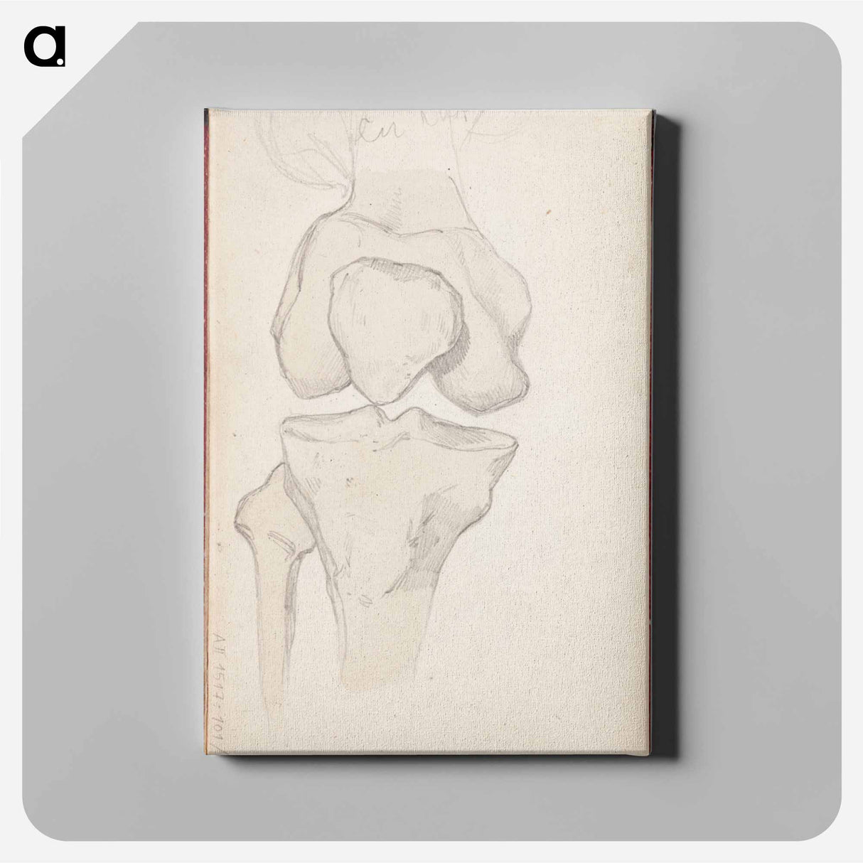 (unknown) part of a sketchbook - アルバート エーデルフェルト Canvas.