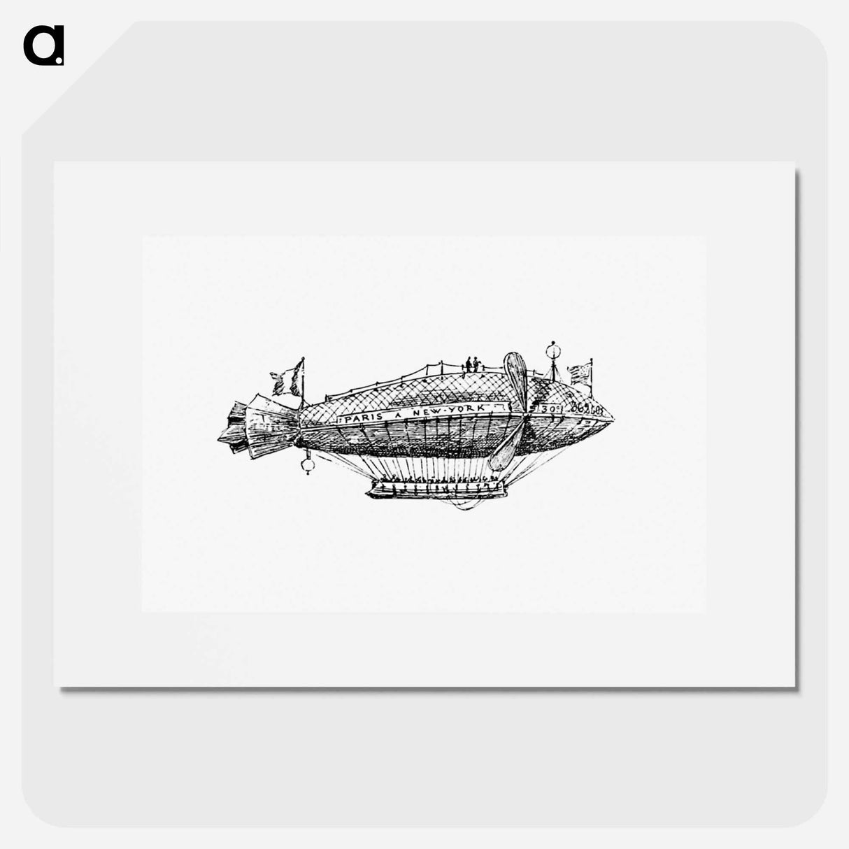 アートポスター-Victorian Airship Engraving
- 大英図書館 Poster.