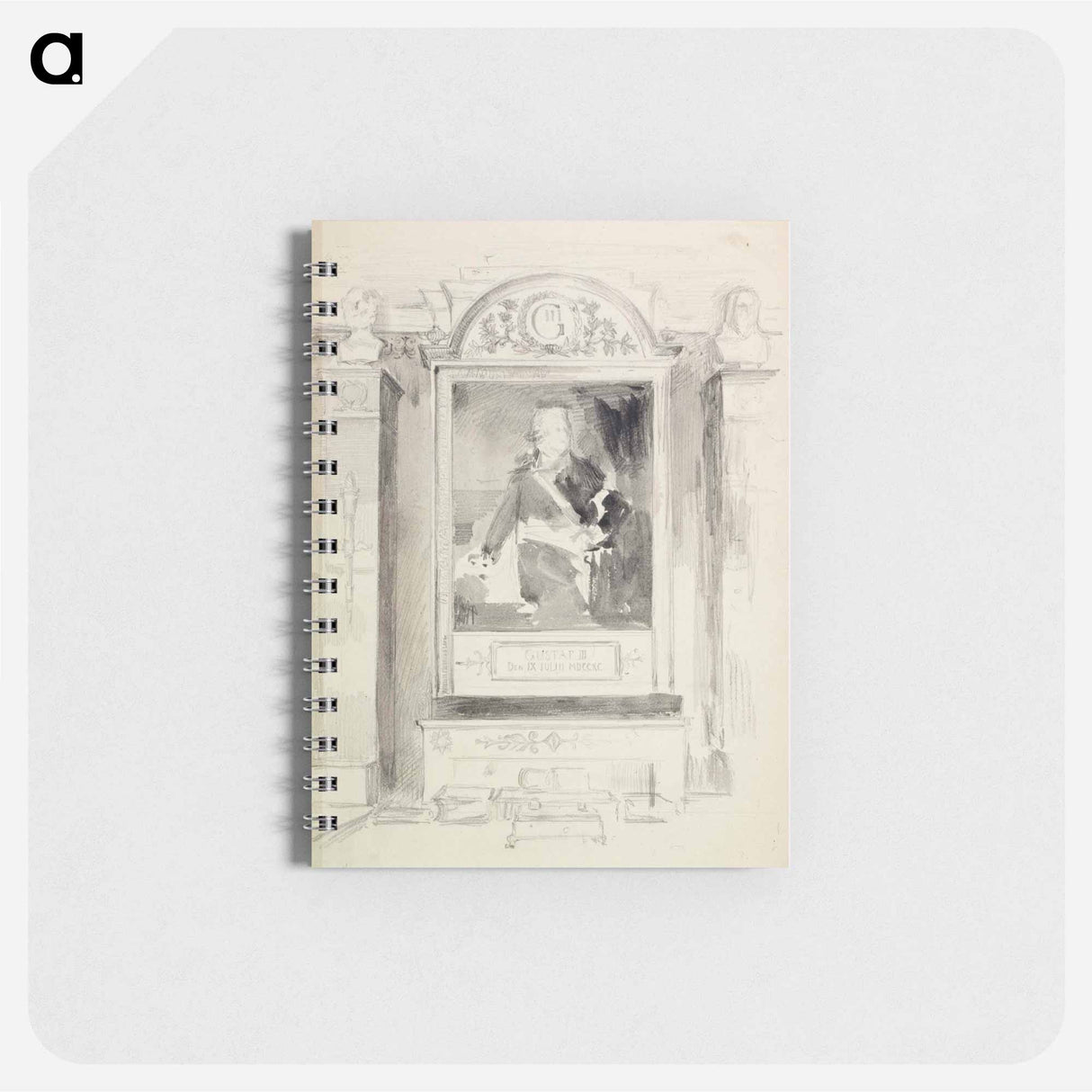 Portrait of Gustav III - アルバート エーデルフェルト Memo.