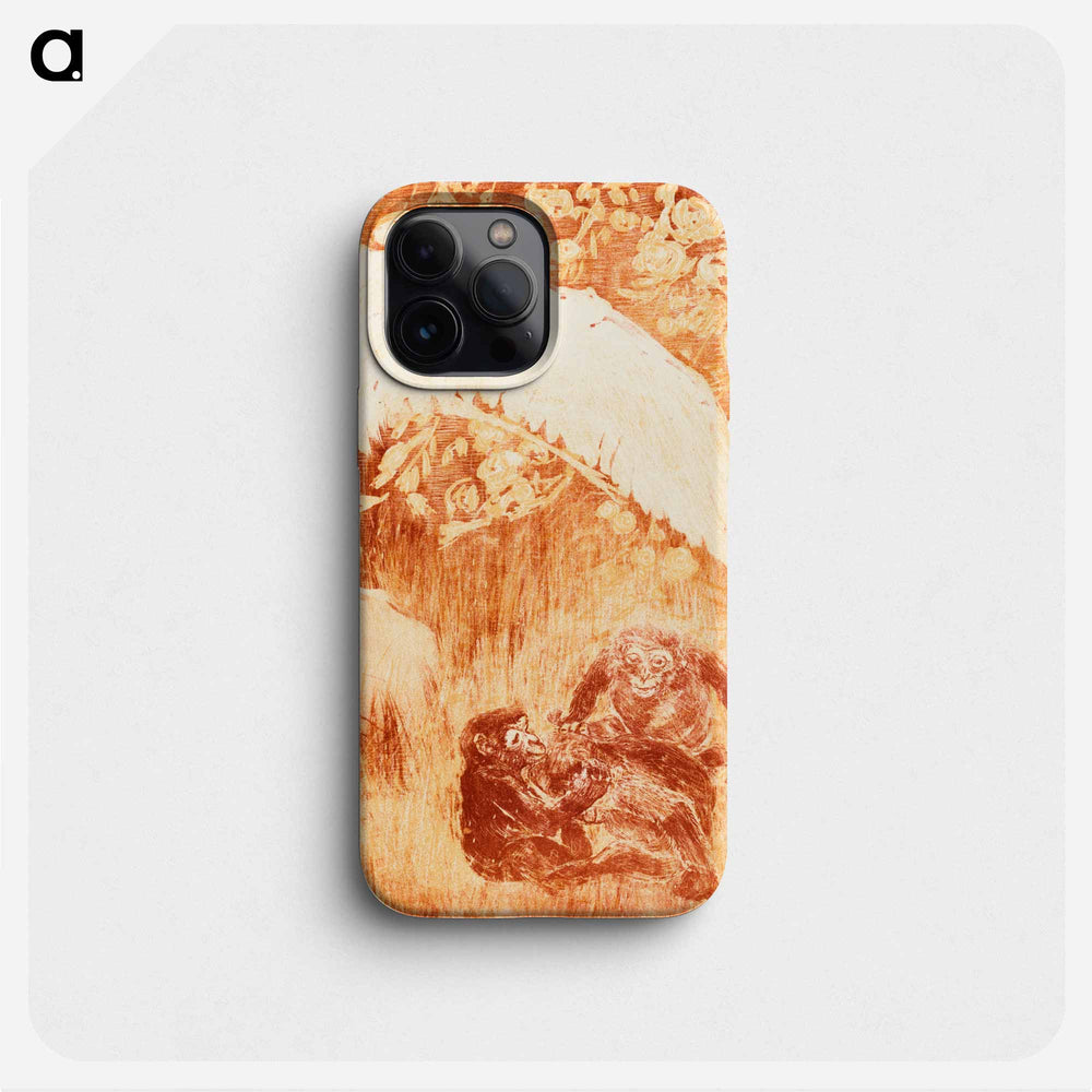 Reiger met dry apen - Theo van Hoytema Phone Case.