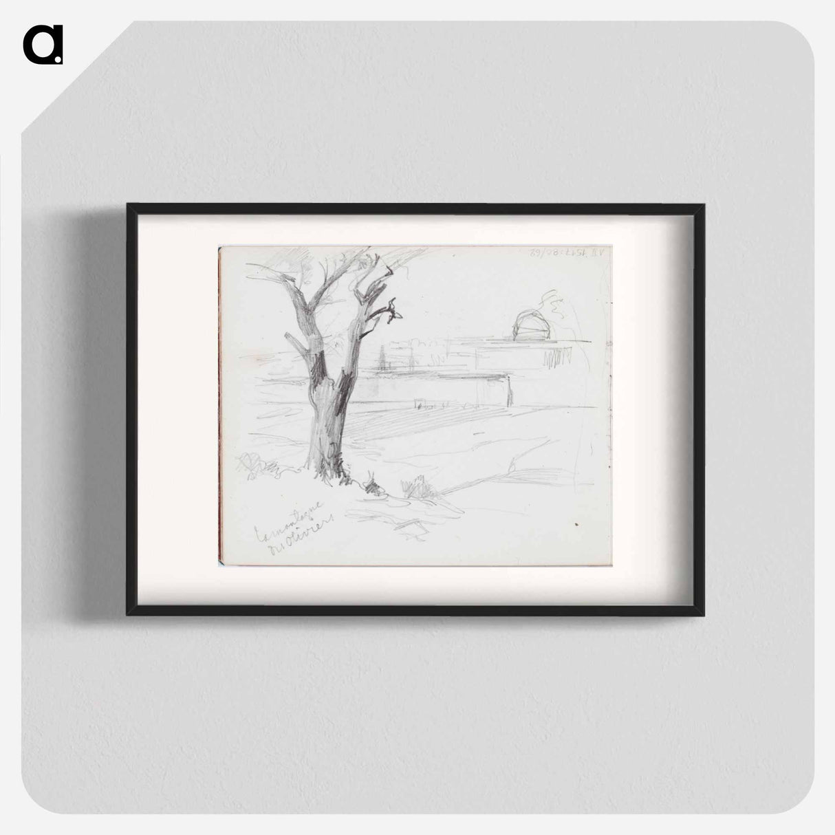 (unknown) part of a sketchbook - アルバート エーデルフェルト Poster.