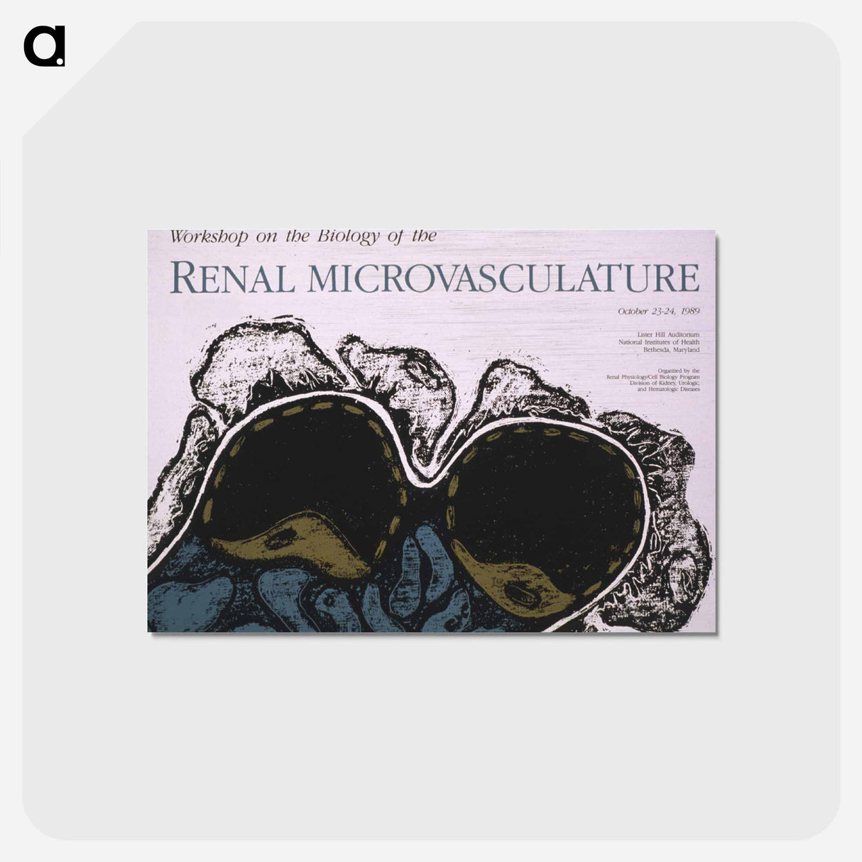 アートポストカード-Biology of Renal Microvasculature
- 国立医学図書館 Postcard.