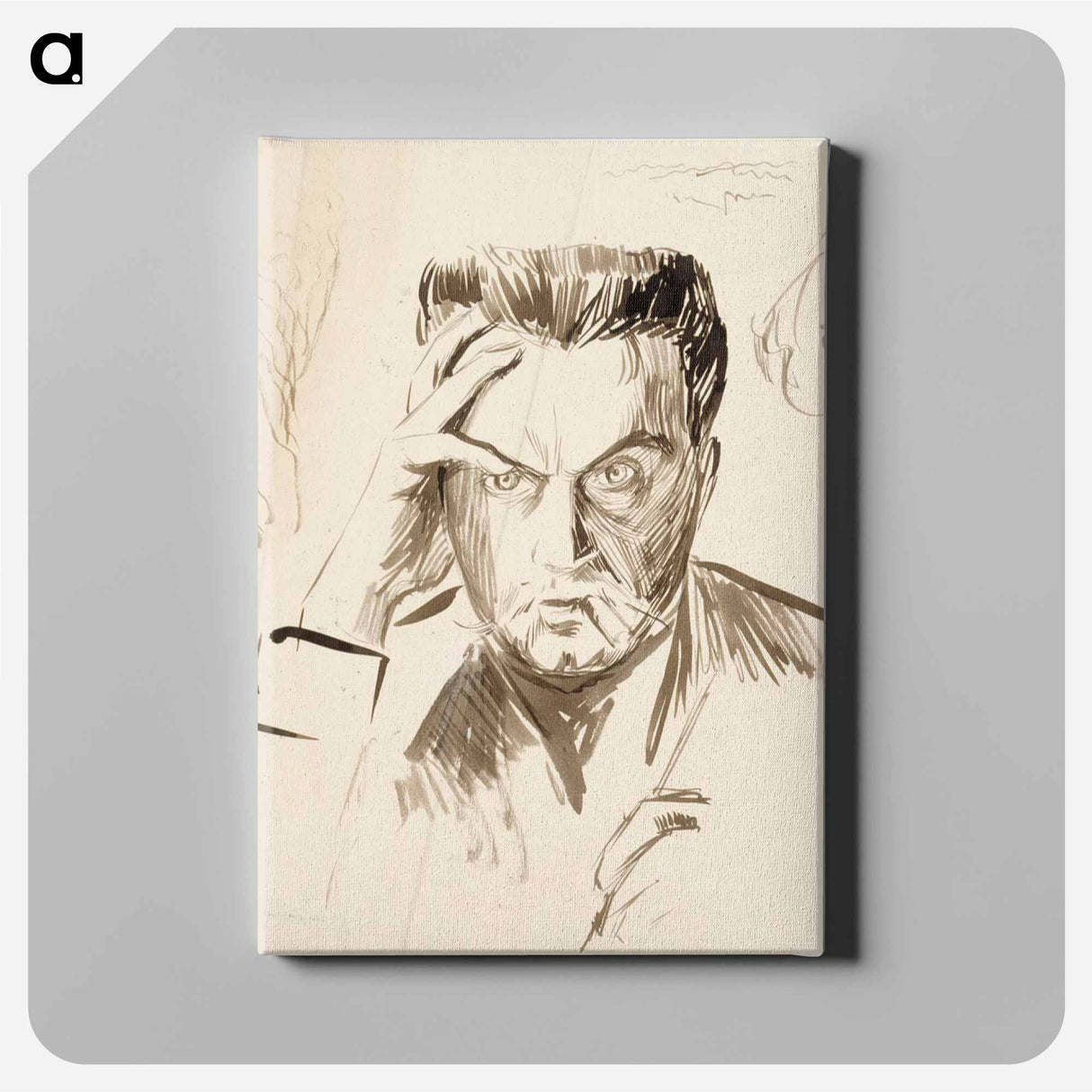 Self-portrait - アルバート エーデルフェルト Canvas.