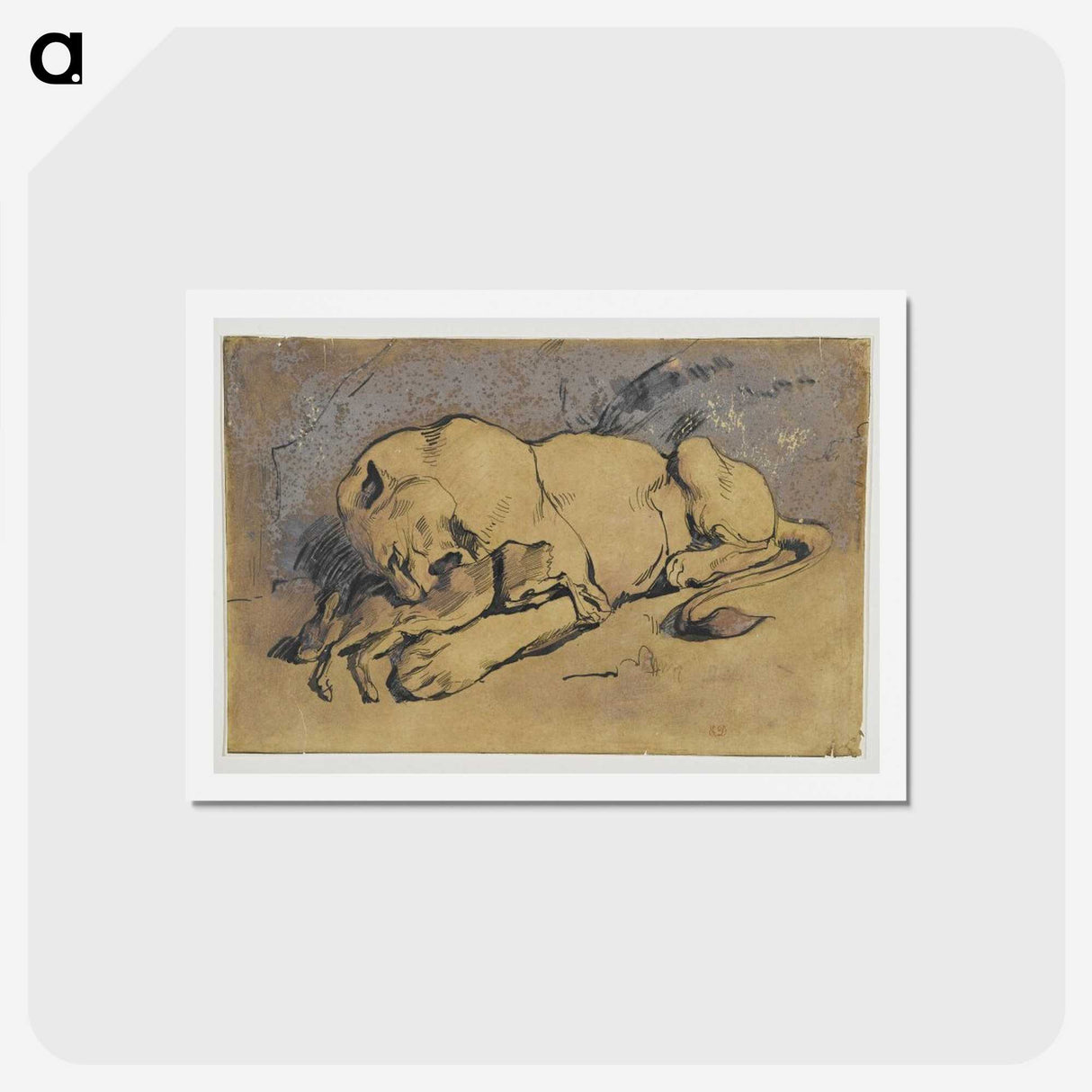 4-8_Eugene-Delacroix_hagaki