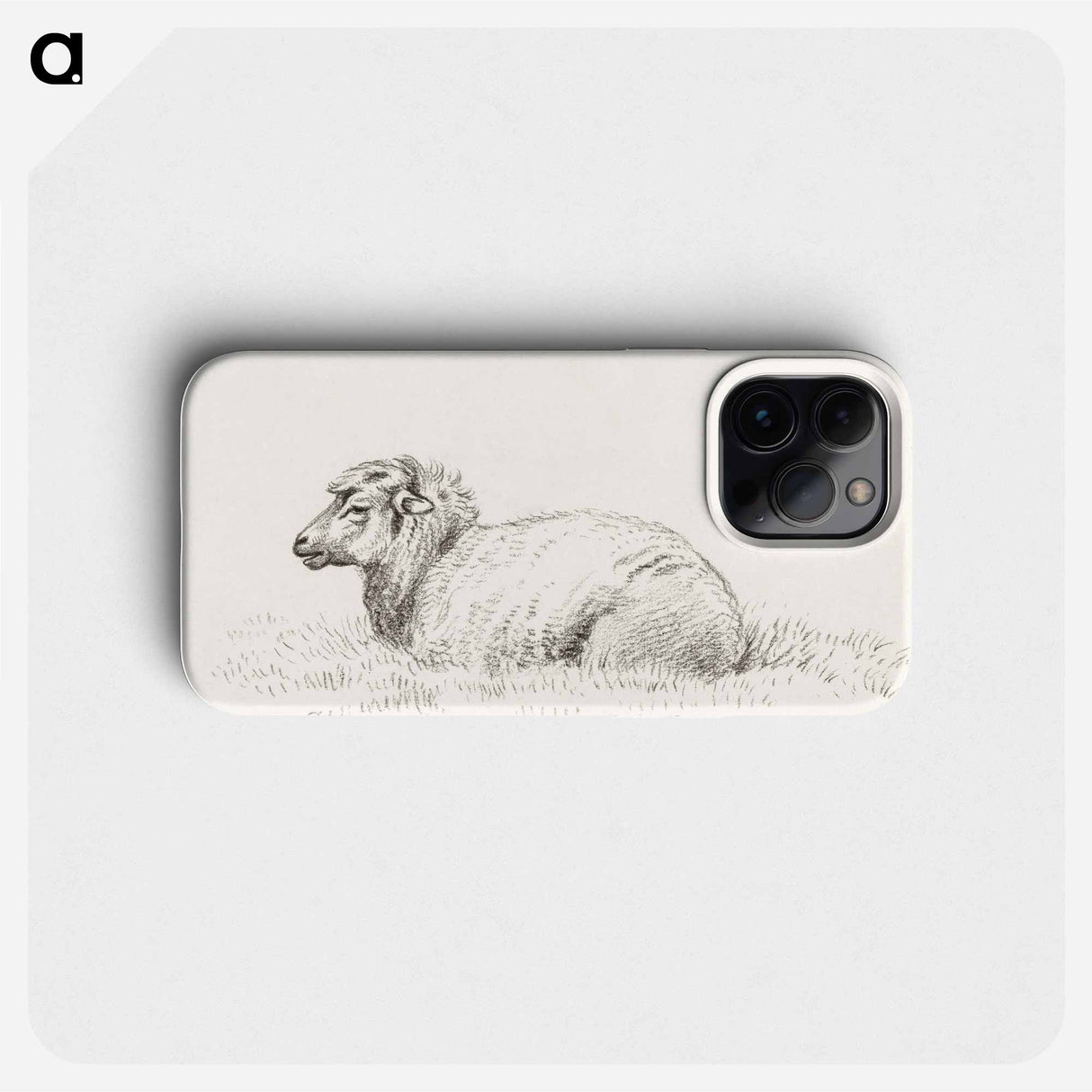 Lying sheep - ジャン ベルナール Phone Case.