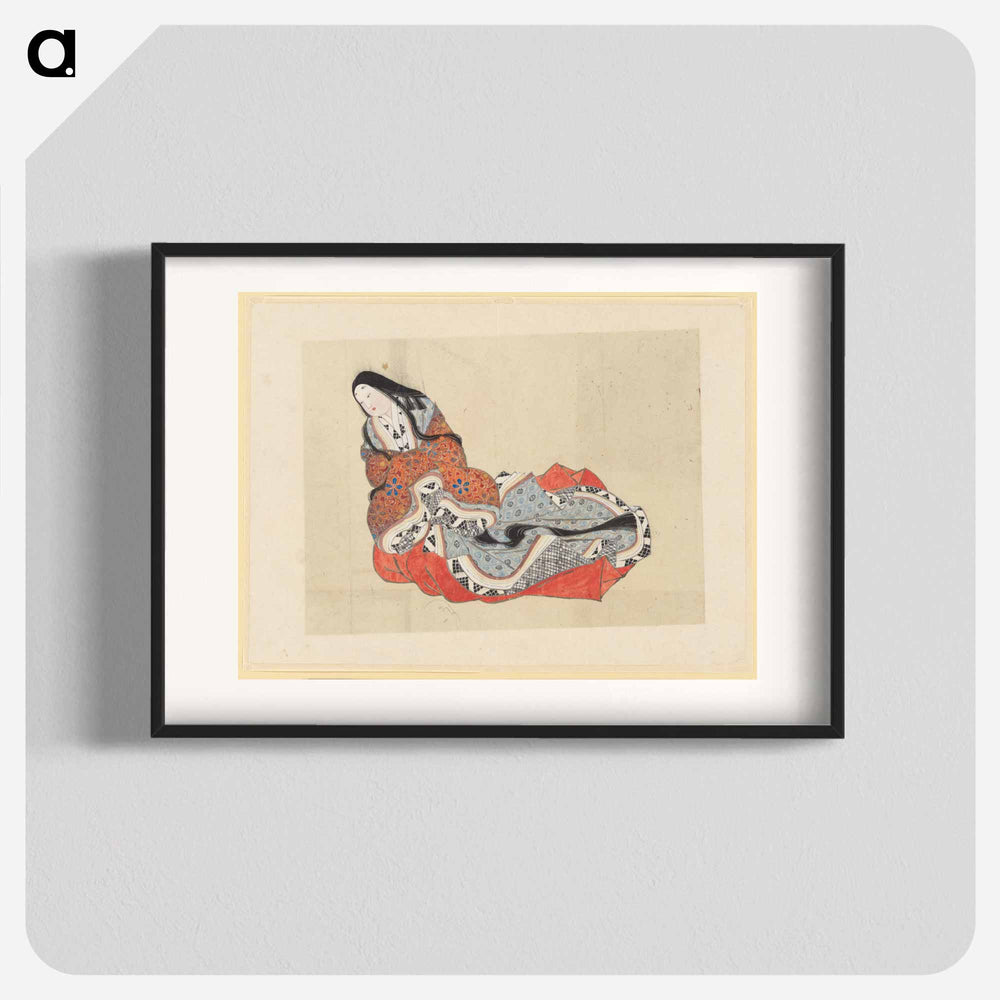 Court Lady, School of Katsushika Hokusai - Katsushika Hokusai Poster.