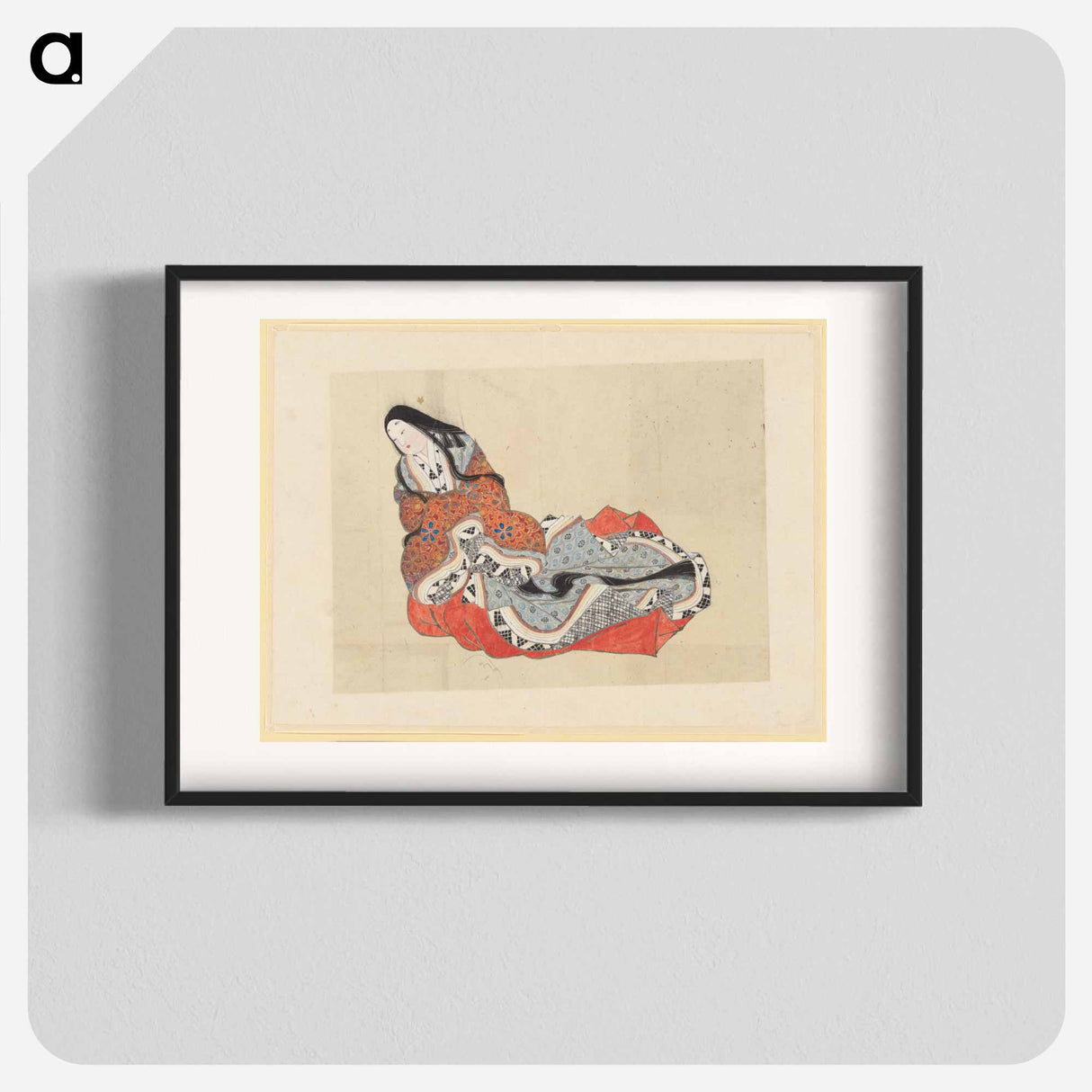 Court Lady, School of Katsushika Hokusai - Katsushika Hokusai Poster.