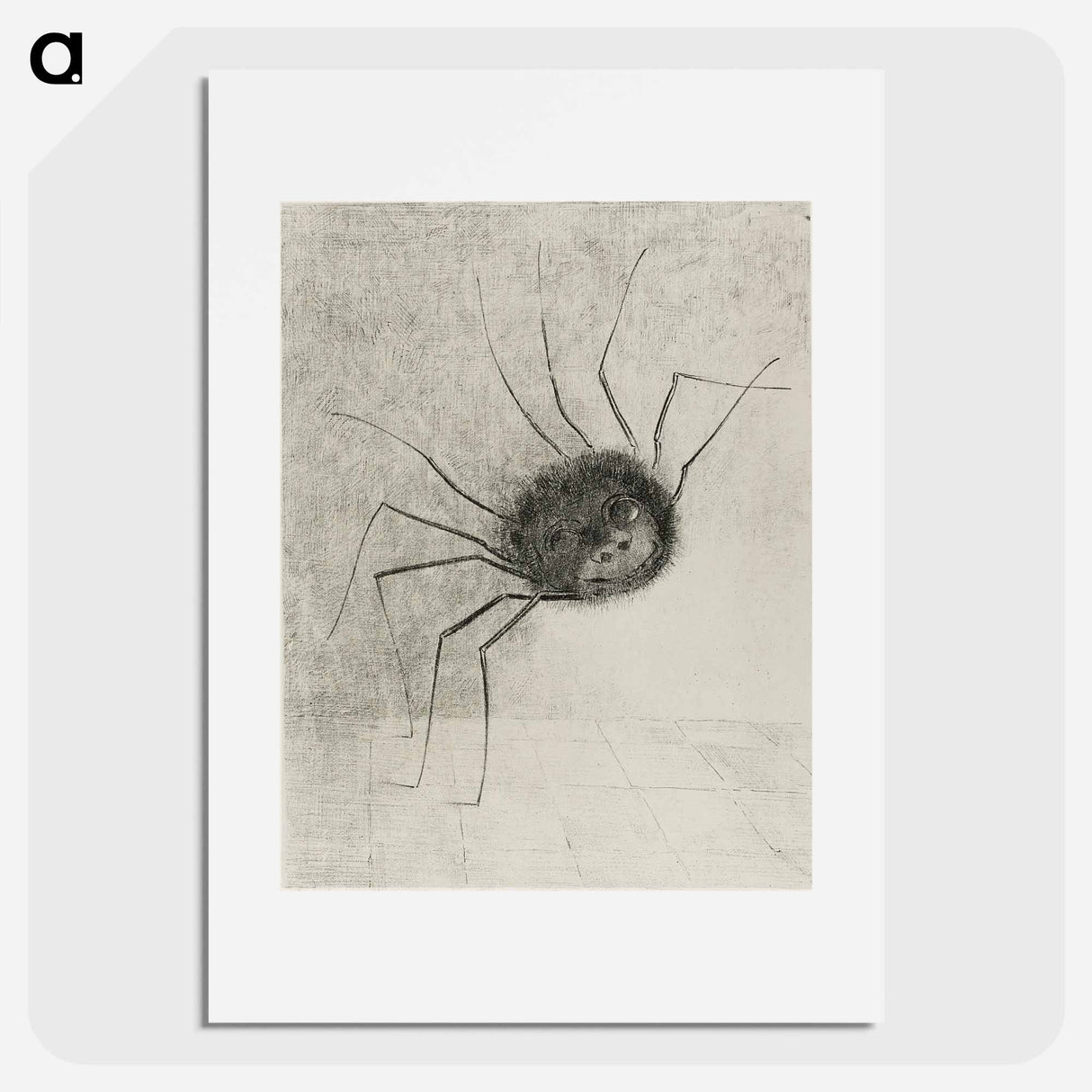 Spider - オディロン ルドン Poster.