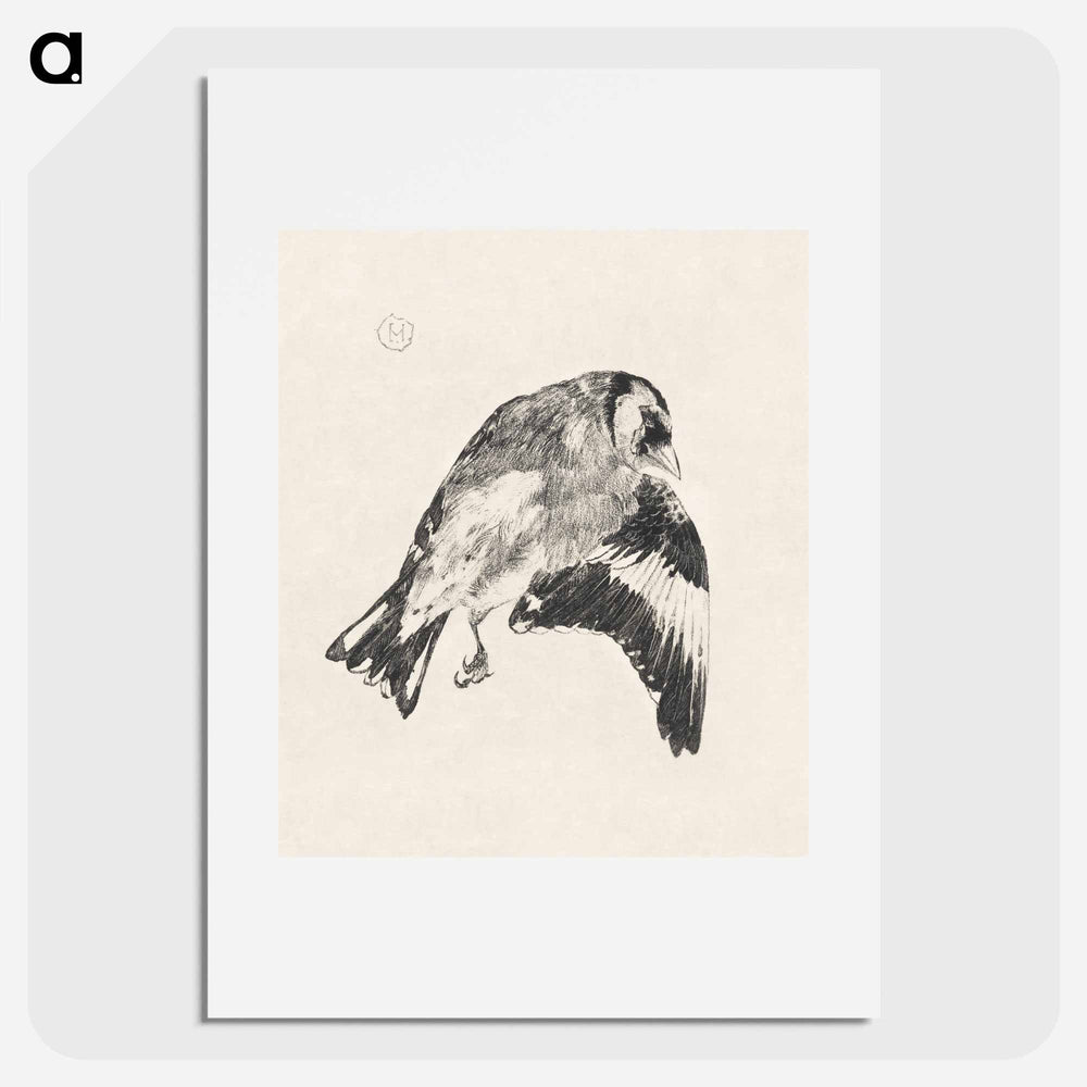 Dood puttertje - Theo van Hoytema Poster.