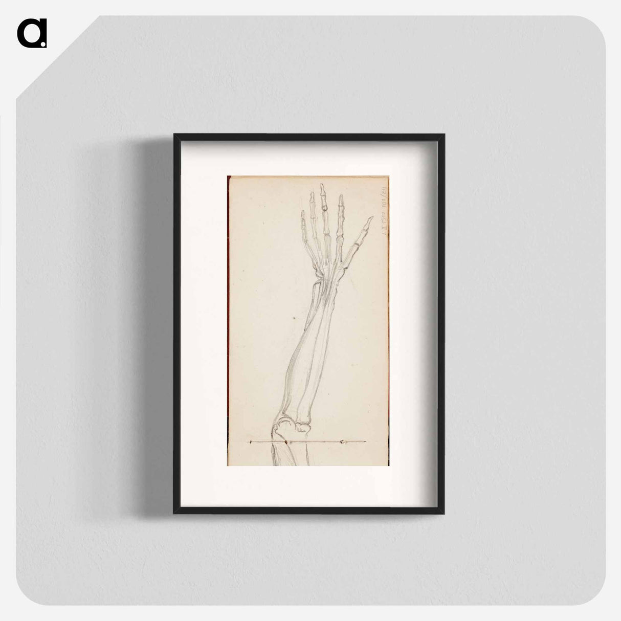 (unknown) part of a sketchbook - アルバート エーデルフェルト Poster.