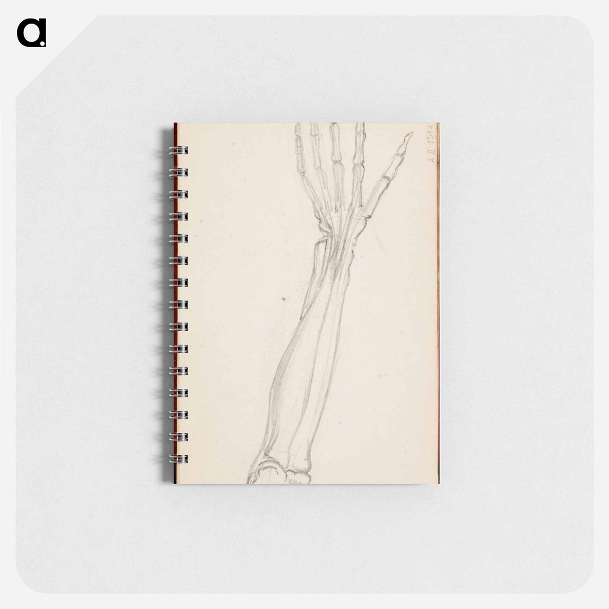 アートメモ帳-(unknown) part of a sketchbook - アルバート エーデルフェルト Memo.
