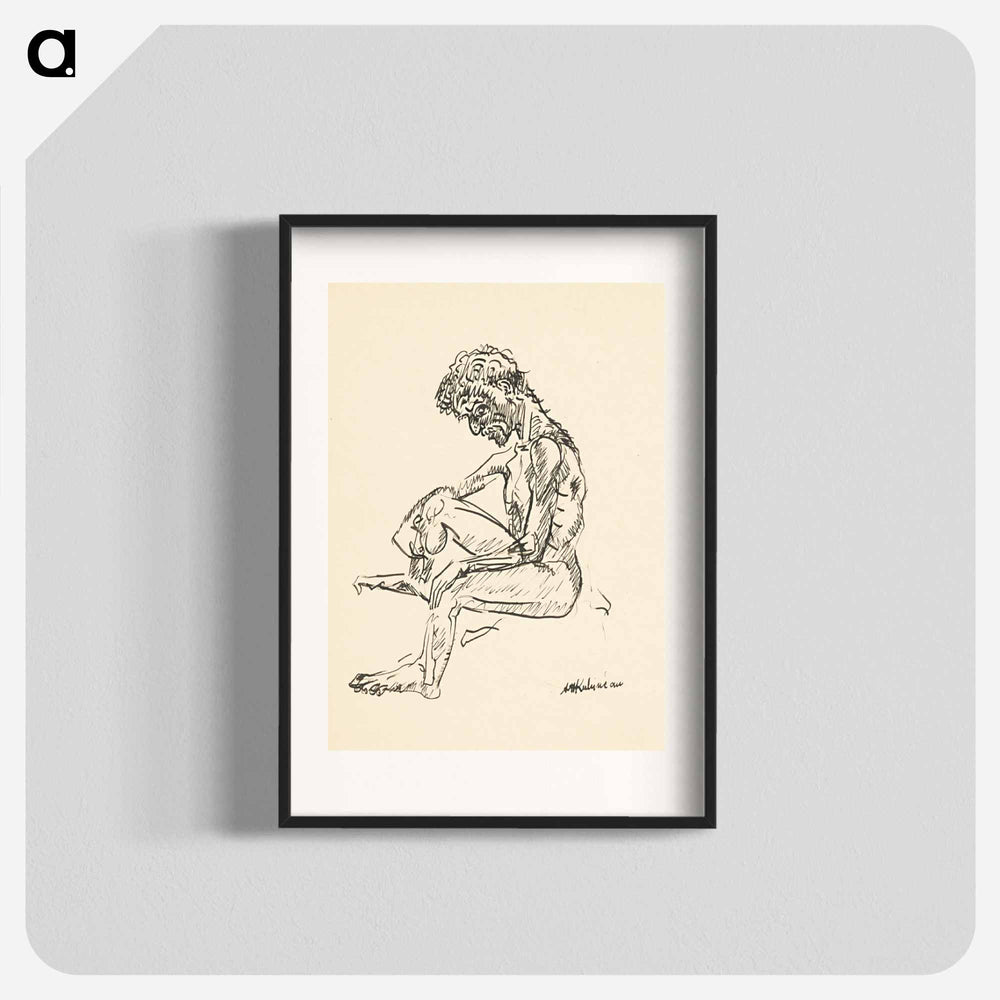 Male figure - アーノルド ピーター ワイズ クビンチャン Poster.