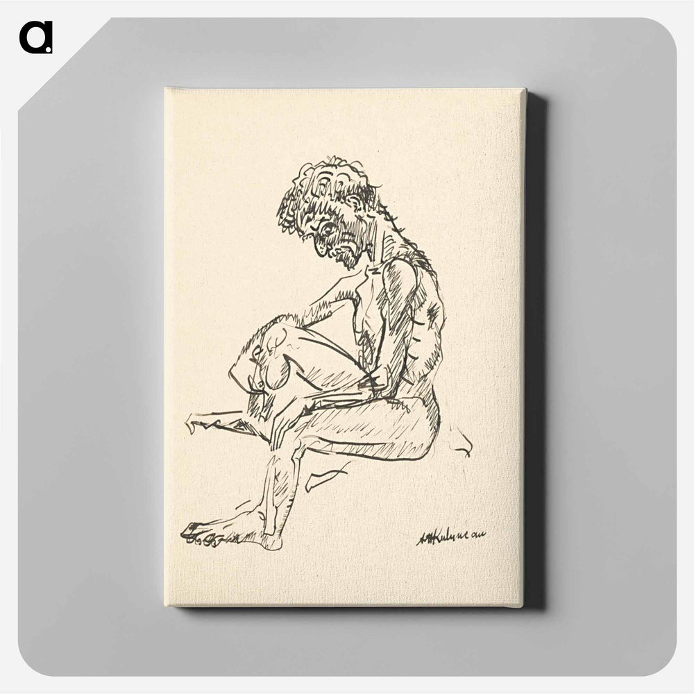 Male figure - アーノルド ピーター ワイズ クビンチャン Canvas.