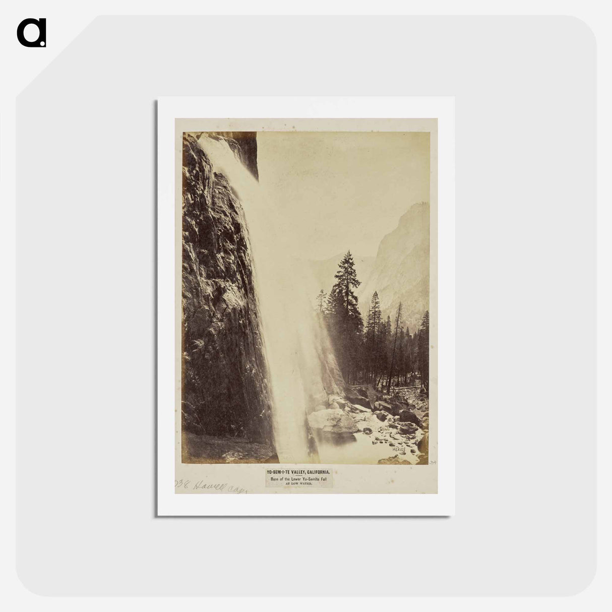 アートポストカード-Yo-Sem-i-te Valley, California
- エドワード マイブリッジ Postcard.