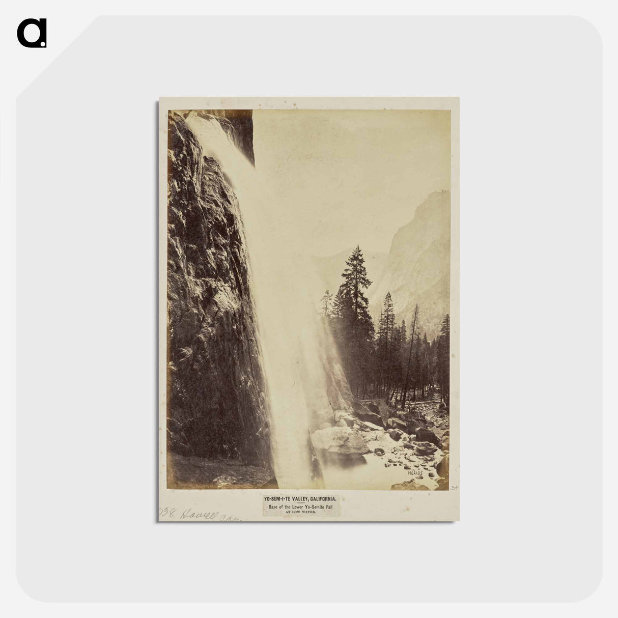 アートポストカード-Yo-Sem-i-te Valley, California
- エドワード マイブリッジ Postcard.