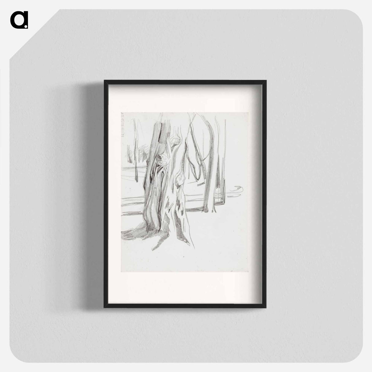 (unknown) part of a sketchbook - アルバート エーデルフェルト Poster.