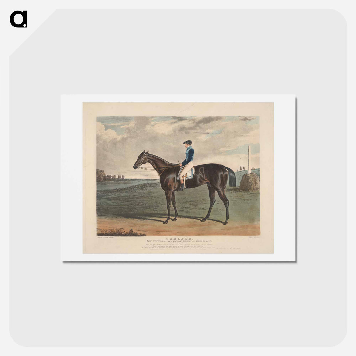 アートポストカード-Cadland, the Winner of the Derby Stakes at Epsom
- イェール大学アートギャラリー Postcard.