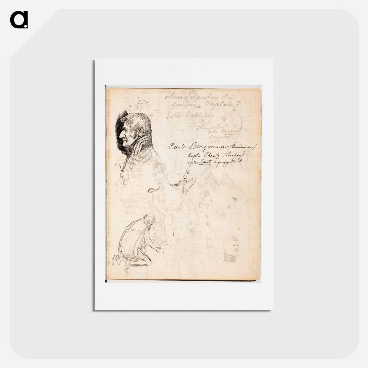 (unknown) - アルバート エーデルフェルト Postcard.