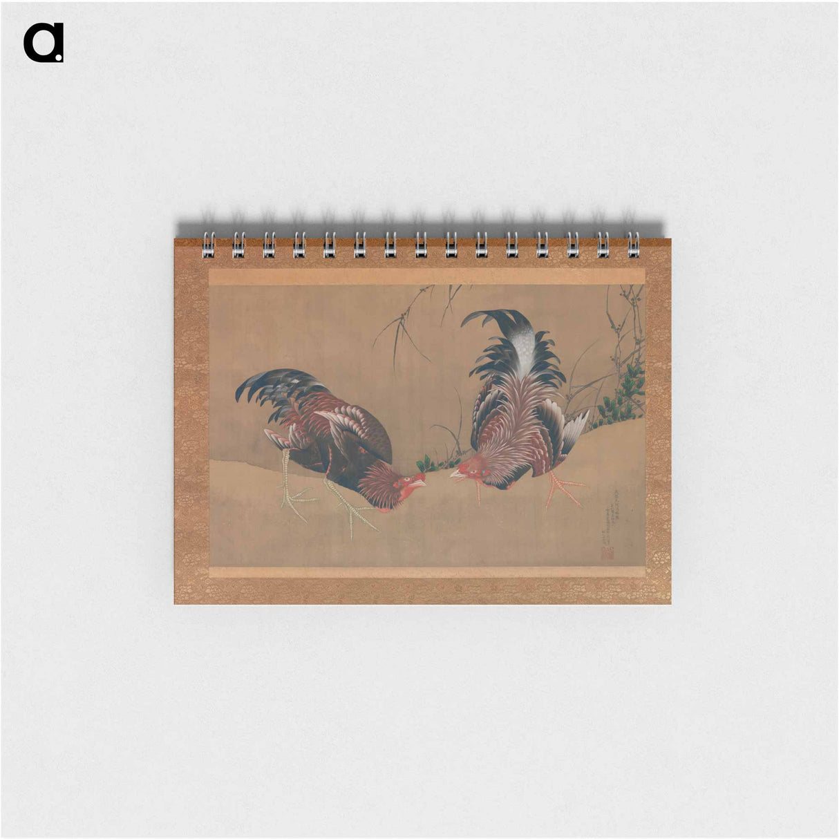 Gamecocks - 葛飾 北斎 Memo.