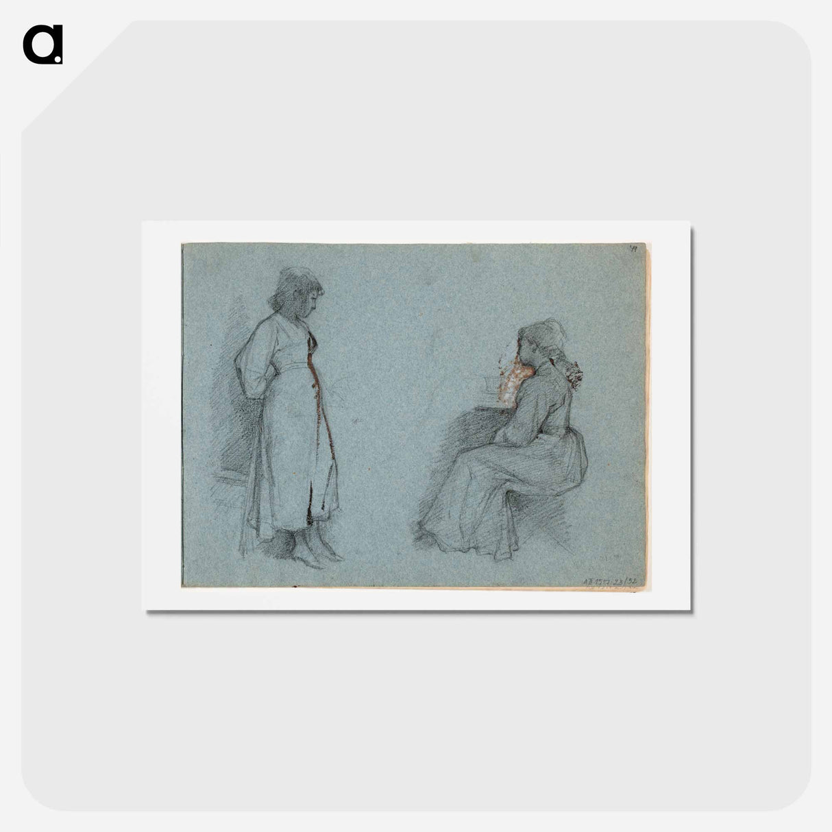 アートポストカード-(unknown) - アルバート エーデルフェルト Postcard.