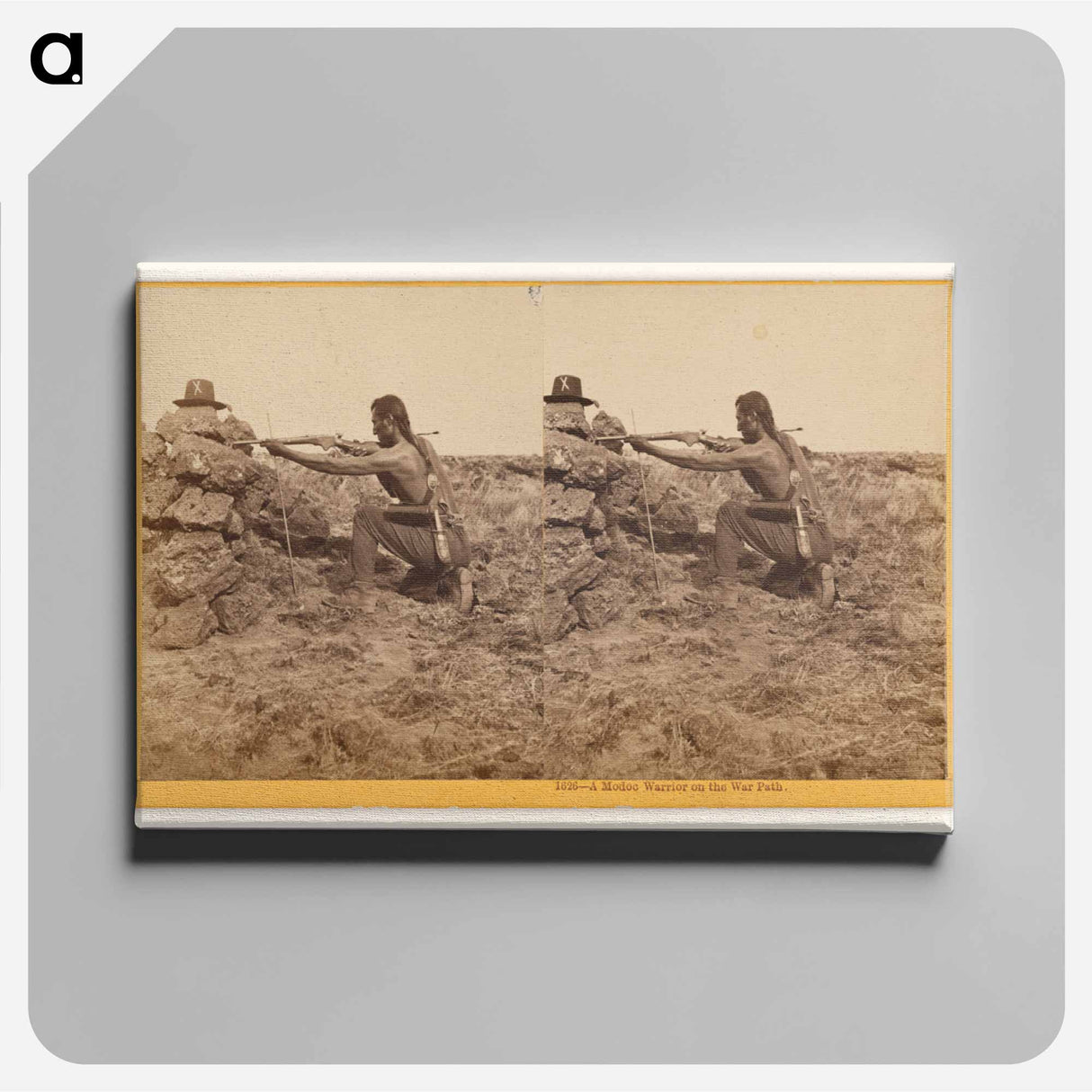 アートパネル-A Modoc Warrior on the War Path
- エドワード マイブリッジ Canvas.